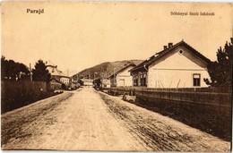 * T2 Parajd, Praid; Sóbányai Tiszti Lakások. Kiadja Stein Márkus / Salt Mine Officers' Houses - Ohne Zuordnung