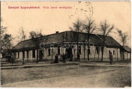 T2 1913 Szapáryfalva, Tipari; Grün Jakab Vendéglője / Restaurant - Non Classés