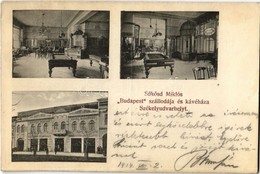 T2 1914 Székelyudvarhely, Odorheiu Secuiesc; Sűkősd Miklós 'Budapest' Szállodája és Kávéháza, Belső, Biliárd Asztalok. K - Ohne Zuordnung