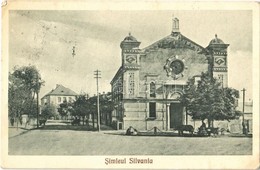 * T2/T3 Szilágysomlyó, Simleu Silvaniei; Zsinagóga / Synagogue. Alex Heimlich + '1940 Szilágysomlyó Visszatért' So. Stpl - Ohne Zuordnung