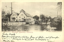T2 1901 Temesvár, Timisoara; Gyárvárosi Műmalom. Kiadja Polatsek-féle Könyvkereskedés / Fabrica Mill - Ohne Zuordnung