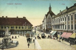 T2/T3 Temesvár, Timisoara; Gyárváros, Fő Tér, Villamos, Wilheim Fülöp, Csendes és Fischer, Kunovsky Rezső, Steingaszner  - Ohne Zuordnung