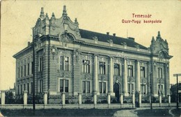 T2/T3 Temesvár, Timisoara; Osztrák-magyar Bankpalota. W.L. Bp. 2012. Kiadja Gerő Manó / Austro-Hungarian Bank Palace  (E - Ohne Zuordnung