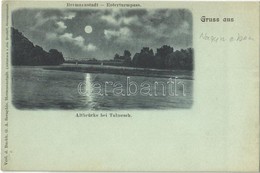 ** T1 Vöröstoronyi-szoros, Roterturmpass, Pasul Turnu Rosu (Nagyszeben, Hermannstadt, Sibiu); Vasúti Híd Este / Railway  - Ohne Zuordnung