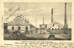 T2 1907 Zsombolya, Hatzfeld, Jimbolia; Hungaria Gőztéglagyár Mint Részvénytársaság. Perlstein F. Kiadása / Brick Factory - Non Classés