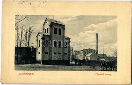 T2 1912 Zsombolya, Jimbolia; Tűzoltó Torony, Gyár. W.L. Bp. 5492. / Firefighter's Tower, Factory - Ohne Zuordnung