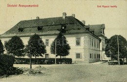 T2 1908 Aranyosmarót, Zlaté Moravce; Gróf Migazzi Kastély. W.L. (?) 369. Kiadja Eisenberg Károly / Castle - Unclassified