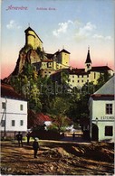 ** T1 Árvaváralja, Oravsky Podzámok; Árva Vára, Steindl üzlete. Feitzinger Ede No. 247. 1915. / Oravsky Hrad / Castle, S - Ohne Zuordnung