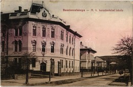 T2 1913 Besztercebánya, Banská Bystrica; M. K. Kereskedelmi Iskola / Trade School - Non Classés