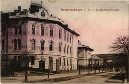 T2 1913 Besztercebánya, Banská Bystrica; M. K. Kereskedelmi Iskola / Trade School - Sin Clasificación