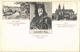 ** T2 Borsi, Borsa; II. Rákóczi Ferenc Szülőháza és A Kassai Dómban Lévő Nyugvóhelye. Radó Béláné Kiadása / Birth House  - Non Classés