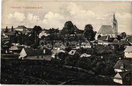 T2 1913 Felsőstubnya, Horná Stubna; Látkép Templommal / General View With Church - Non Classés