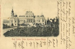 T2/T3 1899 Görgő, Szepesgörgő, Harchov, Spissky Hrhov; Gróf Csáky Vidor Kastélya. Szoller Géza Kiadása / Castle (EB) - Non Classés