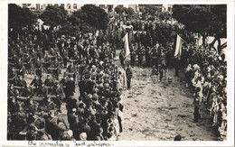 T2/T3 1938 Ipolyság, Sahy; Bevonulás, Katonai Zenekar / Entry Of The Hungarian Troops, Military Music Band (Rb) - Ohne Zuordnung