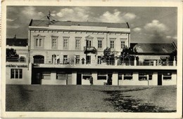 T2/T3 Ipolyság, Sahy; Vásárcsarnok, Rendőrség, Szuckermann S., F. Szenczy, Hermann H. és Torek I. üzlete / Market Hall,  - Ohne Zuordnung