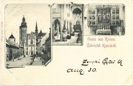T2 1898 Kassa, Kosice; Dóm, Belső. Maurer Adolf Kiadása / Dome Interior. Art Nouveau - Ohne Zuordnung