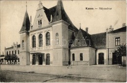 T2/T3 1916 Kassa, Kosice; Vasútállomás / Bahnhof / Railway Station  (EK) - Ohne Zuordnung