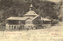 T2 1901 Kassa, Kosice; Csermelyvölgyi Kioszk / Kiosk - Non Classés