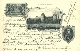 T2 1899 (Vorläufer!) Késmárk, Kezmarok; Thököly Vár és Thököly Imre /  Emeric Thököly And His Castle. J. F. Wiesner Art  - Ohne Zuordnung