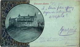 T2/T3 1900 Krasznahorkaváralja, Krásnohorské Podhradie; Vár. Sajó Vidék Kiadása / Hrad Krásna Horka / Castle. Art Nouvea - Non Classificati