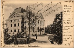 T2 1904 Léva, Levice; Schöller Kastély / Castle - Ohne Zuordnung