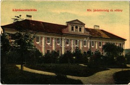 T2 1909 Liptószentmiklós, Liptovsky Mikulás; Kir. Járásbíróság és Sétány / County Cort And Promenade (EK) - Non Classés