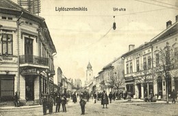 * T2 1911 Liptószentmiklós, Liptovsky Mikulás; Úri Utca, Lerchenfeld Gyula és Haas üzlete. W.L. Bp. 2514. Maczner Ignácz - Non Classés