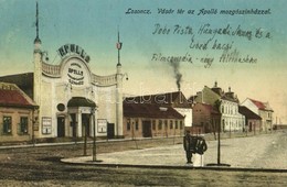 T2/T3 1917 Losonc, Lucenec; Vásár Tér Az Apolló Mozgószínházzal, üzletek / Market Square, Cinema, Shops  (EK) - Non Classés