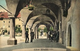 ** T2/T3 Lőcse, Levoca; Városház árkádja / Arcades Of The Town Hall (EB) - Non Classés