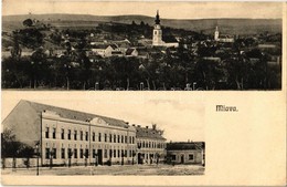 T2 1910 Miava, Myjava; Látkép Templomokkal, Járásbíróság / General View With Churches, County Court - Non Classés