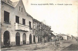 T3 1913 Nagymihály, Michalovce; Kossuth Lajos Utca, Winker Lázár üzlete. W.L. Bp. 6226. Freireich T. Kiadása / Street An - Non Classés