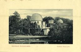 ** T2 Ógyalla, Ó-Gyalla, Stara Dala, Hurbanovo; Konkoly Thege Park, Nagy Csillagda. W.L. Bp. 5145. / Observatory - Non Classés