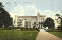 T2/T3 1913 Oroszvár, Rusovce (Pozsony, Pressburg, Bratislava); Gróf Lónyay Kastély. Grósz József Kiadása / Castle - Non Classés