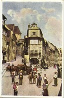 T2 1909 Pozsony, Pressburg, Bratislava; Vártelek Utca, Zsidó Negyed. Judaika, Művészlevelezőlap Hausner H. 7031/12. / Sc - Non Classés