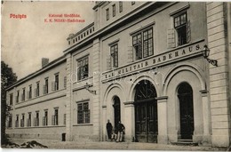 T2 Pöstyén, Piestany; Katonai Fürdőház. Weinreb Adolf Kiadása / K.k. Militär Badehaus / Austro-Hungarian Military Spa - Non Classés