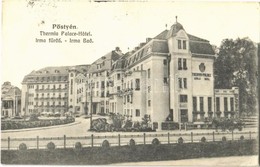 T2/T3 Pöstyén, Piestany; Thermia Palace Hotel Szálló, Irma Fürdő / Hotel And Spa (EK) - Non Classés