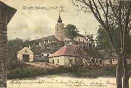 T2/T3 1902 Radvány, Zólyom-Radvány, Radvan (Besztercebánya, Banská Bystrica); Római Katolikus Templom. Ivánszky Elek Kia - Non Classés