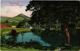 T2/T3 1916 Selmecbánya, Schemnitz, Banská Stiavnica; Mihály Tárói Tó A Kálváriával, Kiadja Joerges / Lake With The Calva - Non Classés