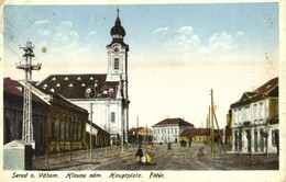 T2/T3 Szered, Sered Nad Váhom, Sereth; Fő Tér, Templom / Hlavne Nám. / Hauptplatz / Main Square, Church (EK) - Non Classés