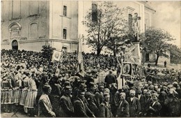 * T2 Szőgyén, Szölgyén, Svodín; Elesett Hősök Szobra Leleplezése Alkalmából. Koncser Gyula Kiadása / Unveiling Ceremony  - Non Classés