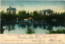 T2 1901 Tátra, Magas Tátra, Vysoké Tatry; Csorba Tó, Szentyványi Villa / Csorber See / Strbské Pleso / Hotel, Lake - Non Classés