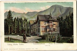 ** T2 Tátra, Vysoké Tatry; Széplak Szálloda. F. Pietschmann No. 507. / Hotel Weszterheim / Tatranska Polianka - Non Classés