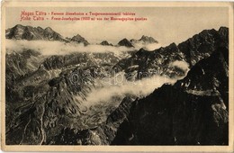 T2/T3 1915 Tátra, Vysoké Tatry; Ferenc József Csúcs Tengerszem Csúcsról Tekintve / Stít Frantiska Jozefa / Mountain Peak - Non Classés