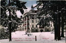 ** T3 Tátrafüred, Ótátrafüred, Altschmecks, Stary Smokovec; Nagyszálló Télen / Hotel In Winter (fl) - Non Classés