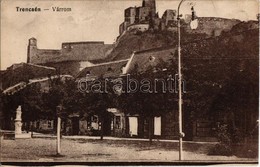 ** T1/T2 Trencsén, Trencín; Várrom, Utcakép / Castle Ruins, Street - Non Classés