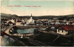 T2 1916 Turdossin, Turdosin, Tvrdosín (Árva); Látkép Velling Felől, Híd. Schein Ármin Kiadása /  General View With Churc - Sin Clasificación