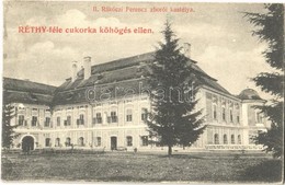 T2/T3 1909 Zboró, Zborov; II. Rákóczi Ferenc Kastélya. Réthy-féle Cukorka Köhögés Ellen. Divald Károly Fia / Castle. Hun - Ohne Zuordnung