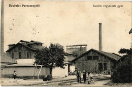 T2 1916 Perecseny, Perechyn, Perecin; Bautlin Vegyészeti Gyár / Chemical Factory - Non Classés