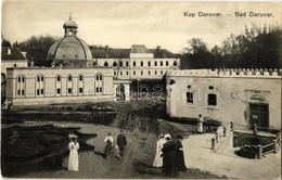 T2 1912 Daruvár, Kup Daruvar; János Fürdő és Antoni Forrás, Kerekes Kút. Josip Epstein Kiadása / Spa, Spring / Bath, Que - Non Classificati