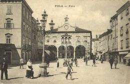 T2/T3 1907 Pola, Pula; Foro, Via Nettuno / Square, Street (EK) - Non Classés